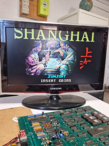 Bootleg pcb jamma shanghai - bootleg,